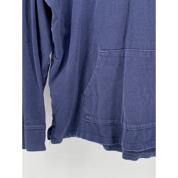 CHAMPION Women's Washed Navy Script Logo Hoodie SZ S - Picture 9 of 10